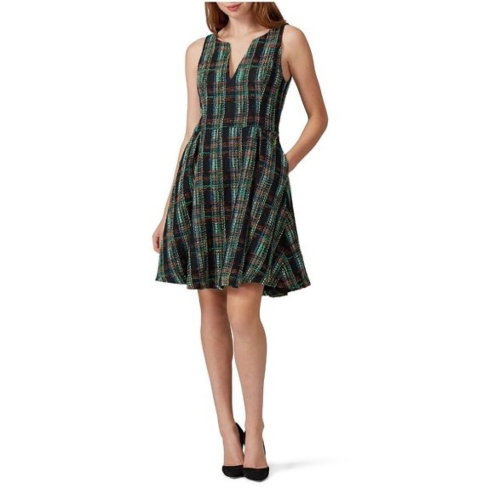 SOLD Slate & Willow classic plaid dress